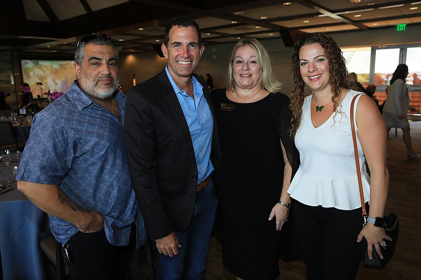 John Rivera, John Barringer, Shelly Van Dusen and Courtney Barringer