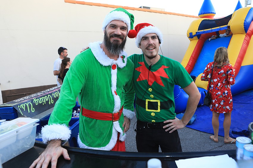 Phil Hiles and John Bonanno with Gecko's