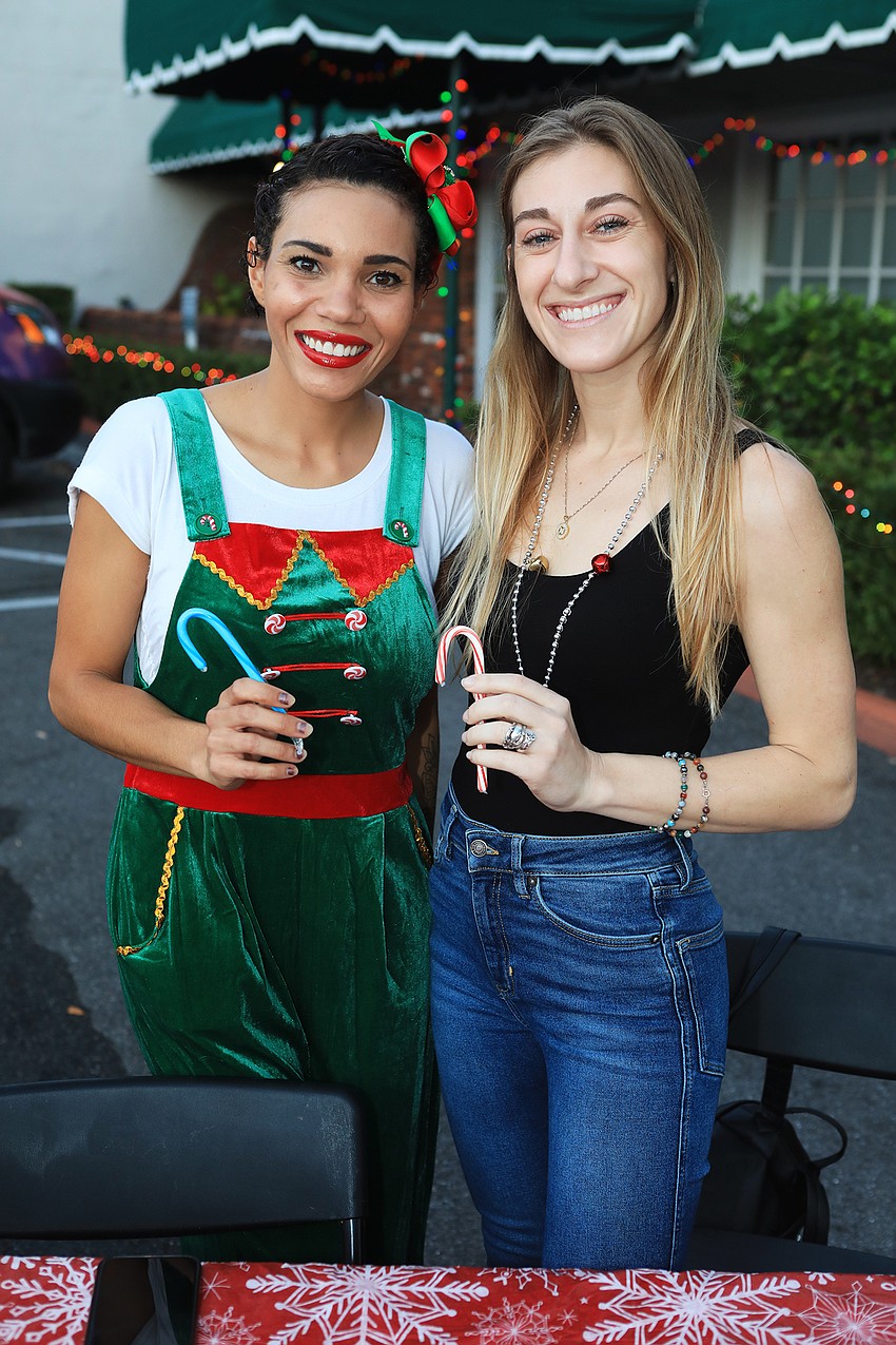 Kaitlin Morgan and Nina Theros with South Osprey Dermatology