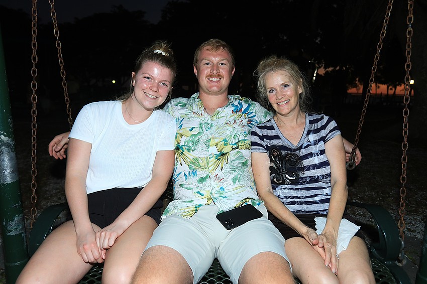 Tara Eckhart, Trevor Schroedl and Queenie Eckhart