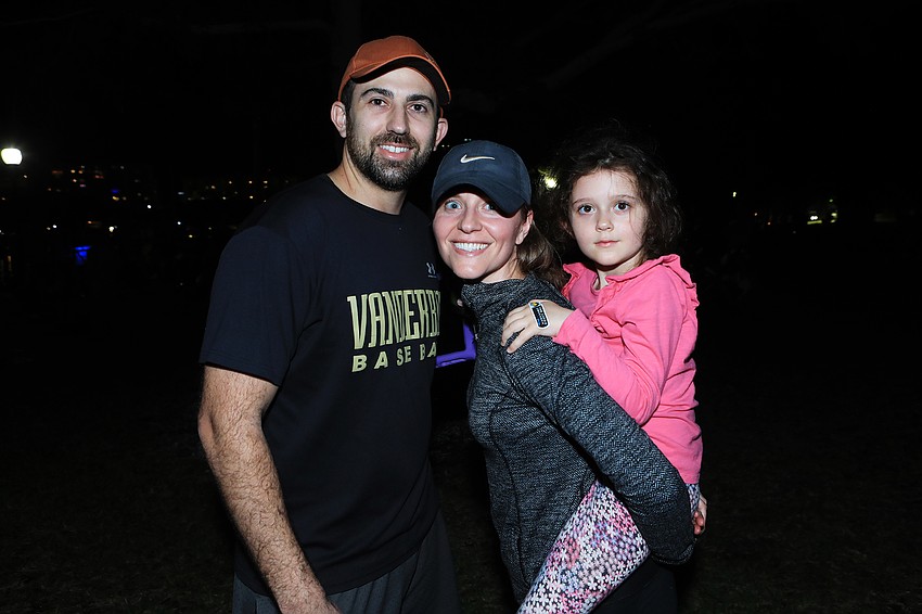 Jason Cunningham, Kelli Warren and Aven Cunningham