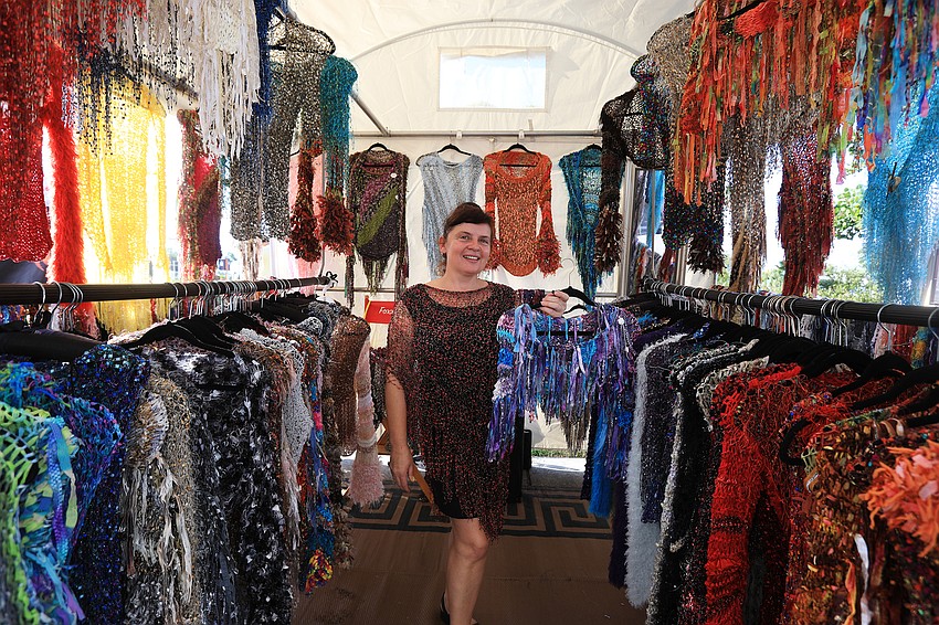 Inna Schoeler from Bonita Springs makes fiber art.