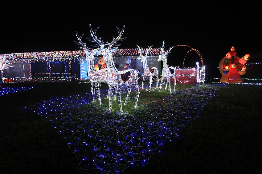 5142 Bunyan Street — This  house brings a slide full of penguins and reindeer.