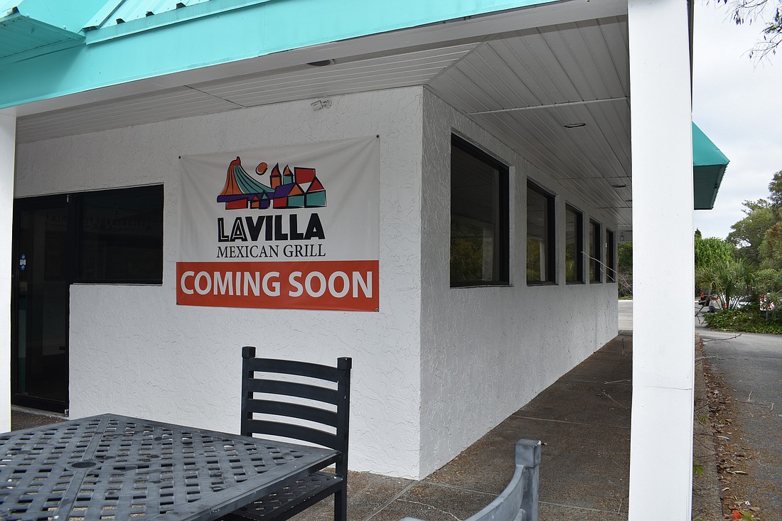 La Villa Mexican Restaurant will open in the coming months at 5610 Gulf of Mexico Drive Suite No. 5.