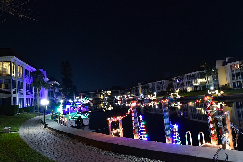 This year, Longboat Harbour residents raised $5,280 for Toys for Tots, according to condo commodore Bill Coughlin. It breaks the condo's previous record contribution of $2,635. Submitted