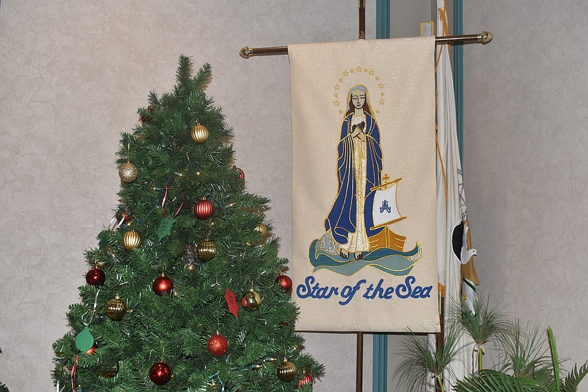 Christmas trees abound at St. Mary, Star of the Sea Catholic Church