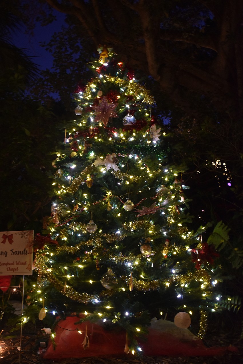 Longboat Island Chapel started a new Christmas in the Garden tradition with Rev. Brock Patterson this year.
