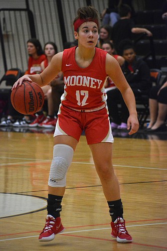 Mooney junior guard Olivia Davis leads the team in scoring through nine games.