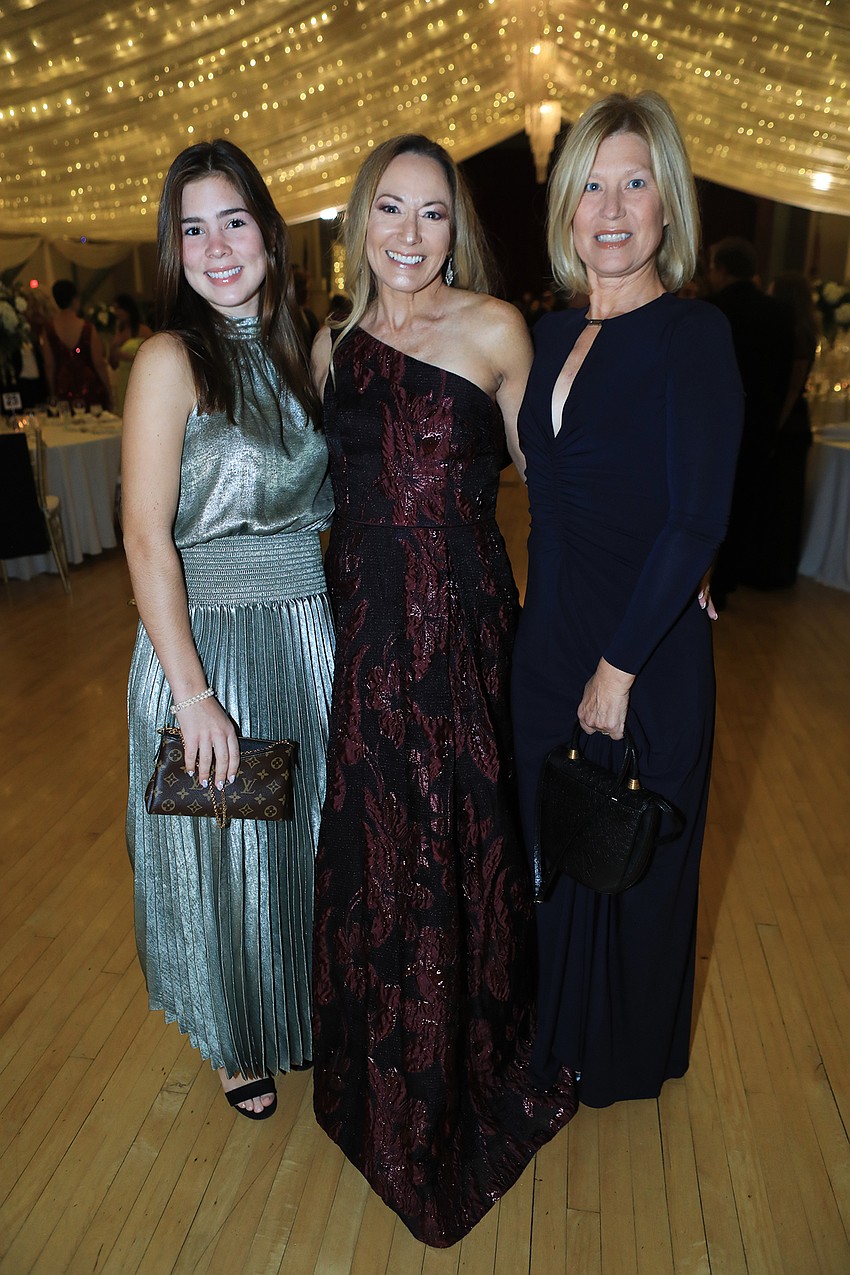 Olivia Seidensticker, Valerie Leatherwood and Margaret Barnes