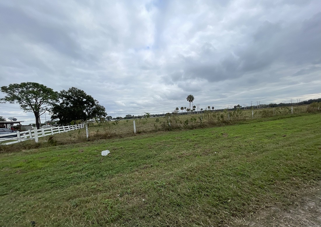 Manatee County purchased this 161-acre plot of vacant land at the corner of S.R. 64 and Lena Road for $32.5 million in Oct. 2020.