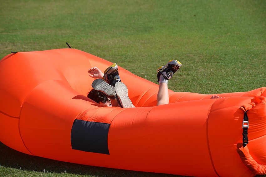 .... disappear into a pile of fun.