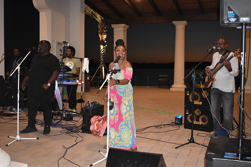 Jah Movement entertains the crowd with its mix of reggae music and other popular tunes.