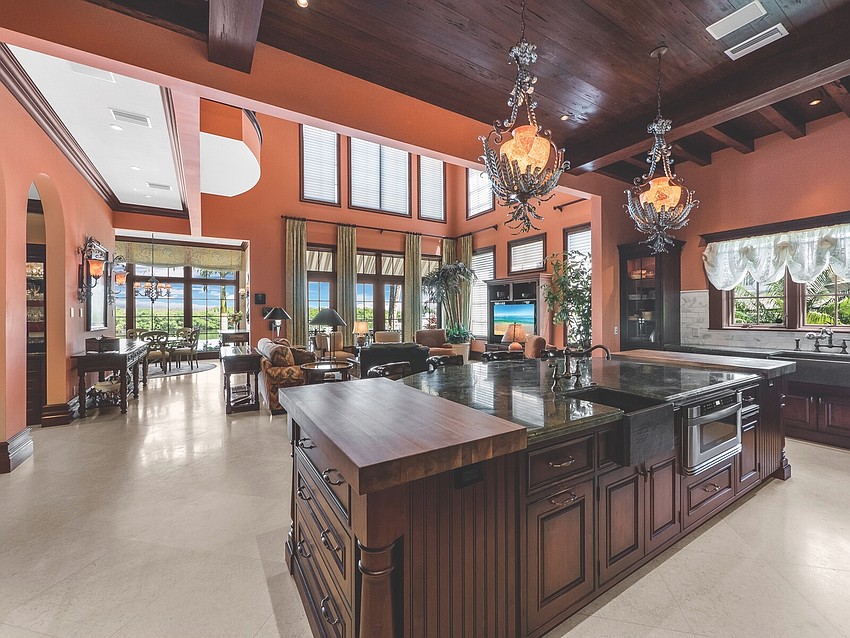 The home has 11,200 square feet of living space.