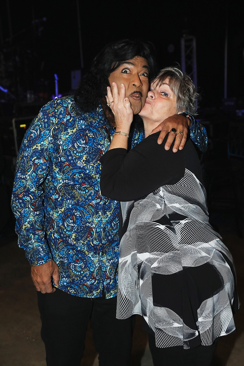 Garry Moore as Little Richard with Leona Cohen