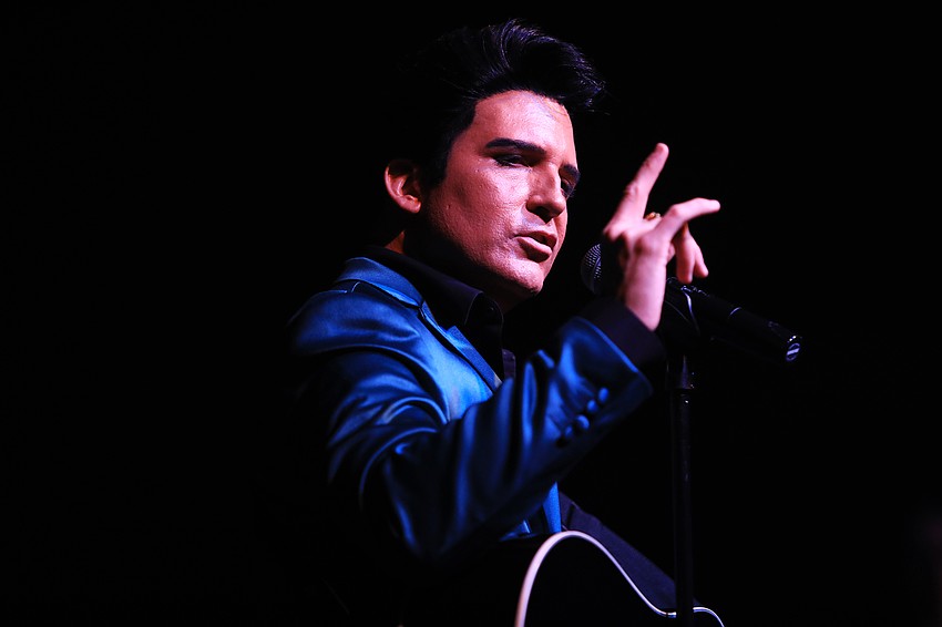 Dwight Icenhower rocks the house as Elvis Presley.