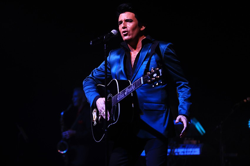 Dwight Icenhower rocks the house as Elvis Presley.