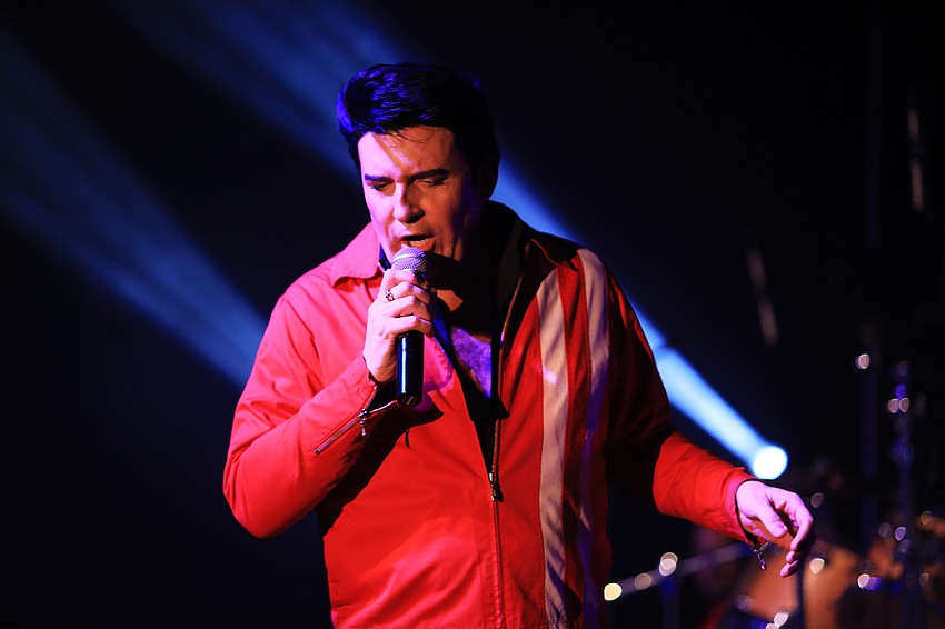 Dwight Icenhower rocks the house as Elvis Presley.