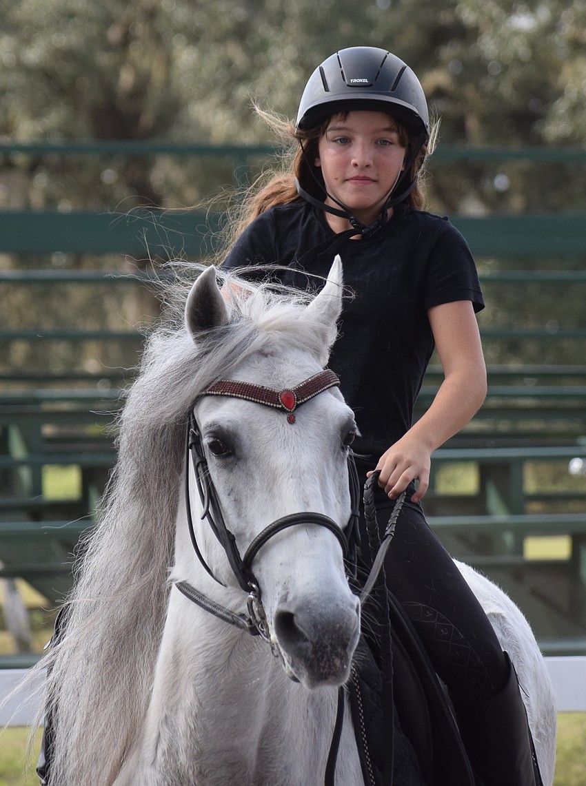 Sydney McCullough says she hopes to run the ranch one day and she is considering a career as a veterinarian to help keep down costs.