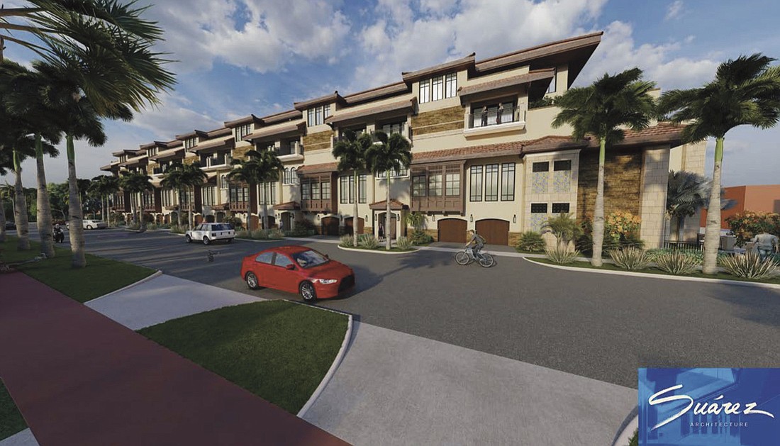 JWM Managment, the first company to approach the city in 2021 about redeveloping the Fillmore Drive site, is seeking to build above the existing height limit on St. Armands. File rendering