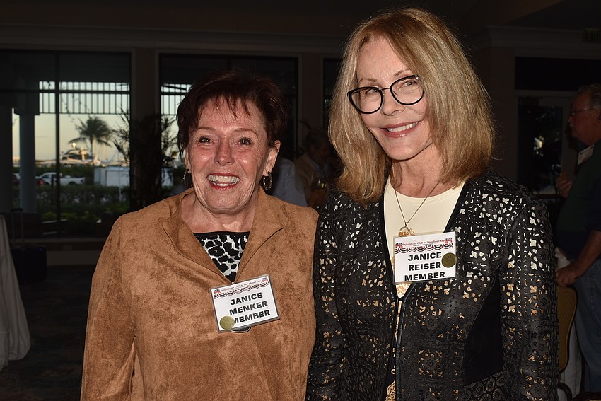 Janice Menker and Janice Reiser