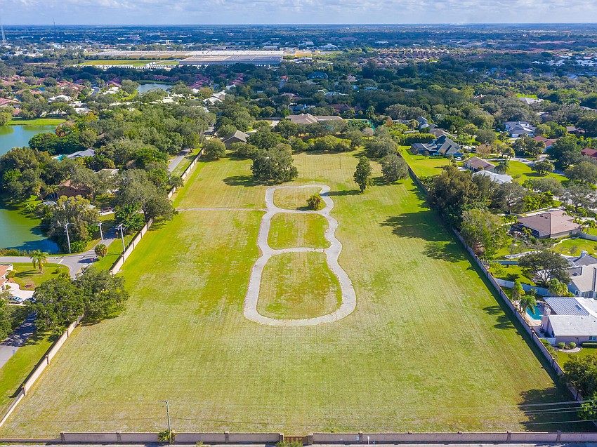 The go-cart racetrack