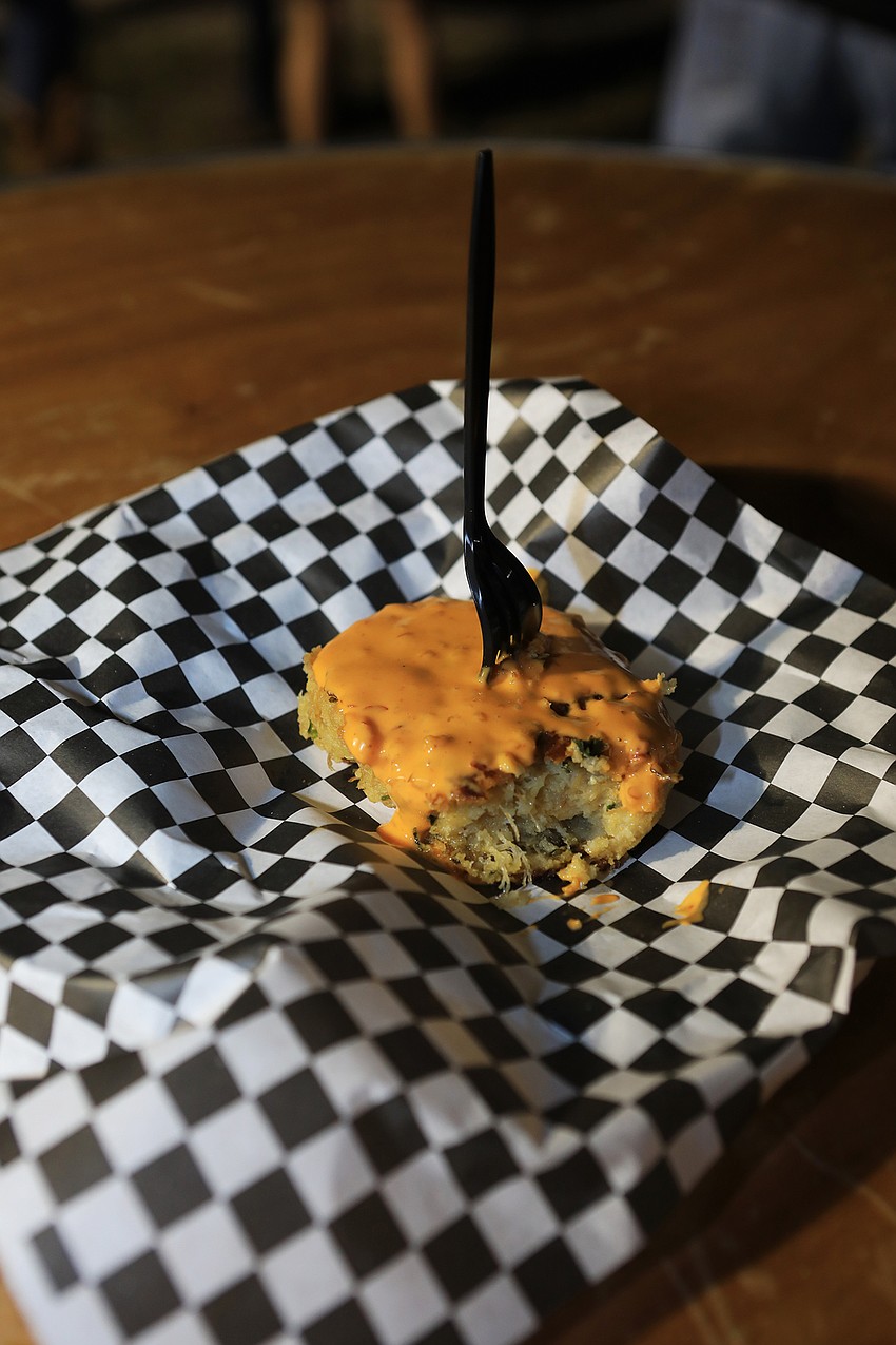 Crab cakes were aplenty at the festival.
