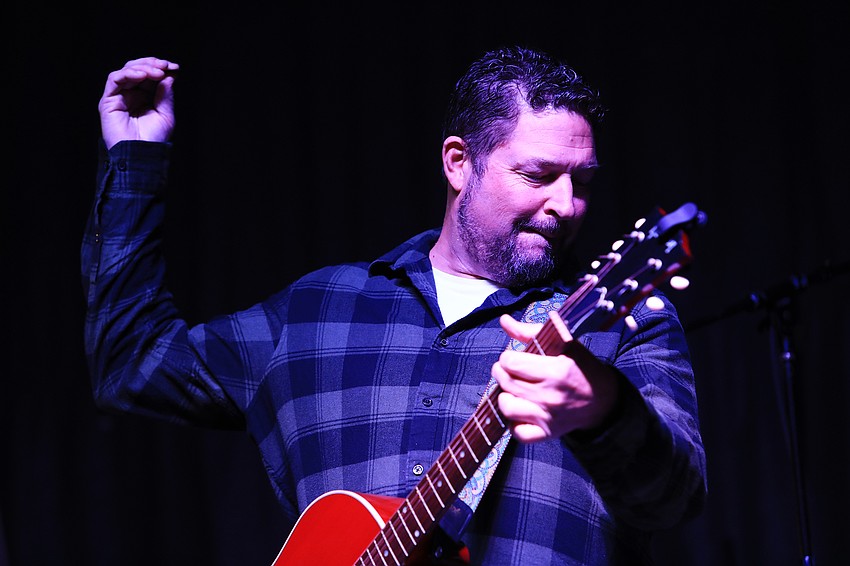 The Kettle of Fish band gets the crowd going.