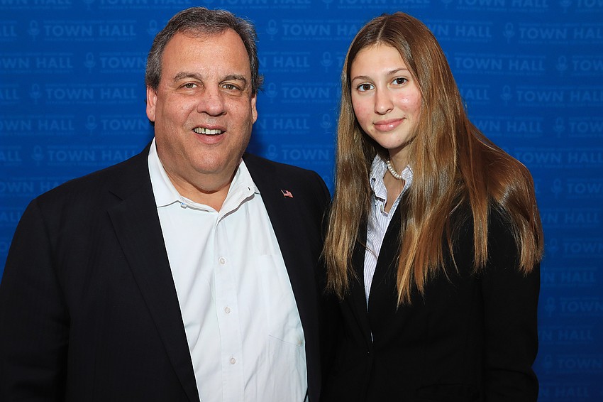 Chris Christie and Caroline Pope