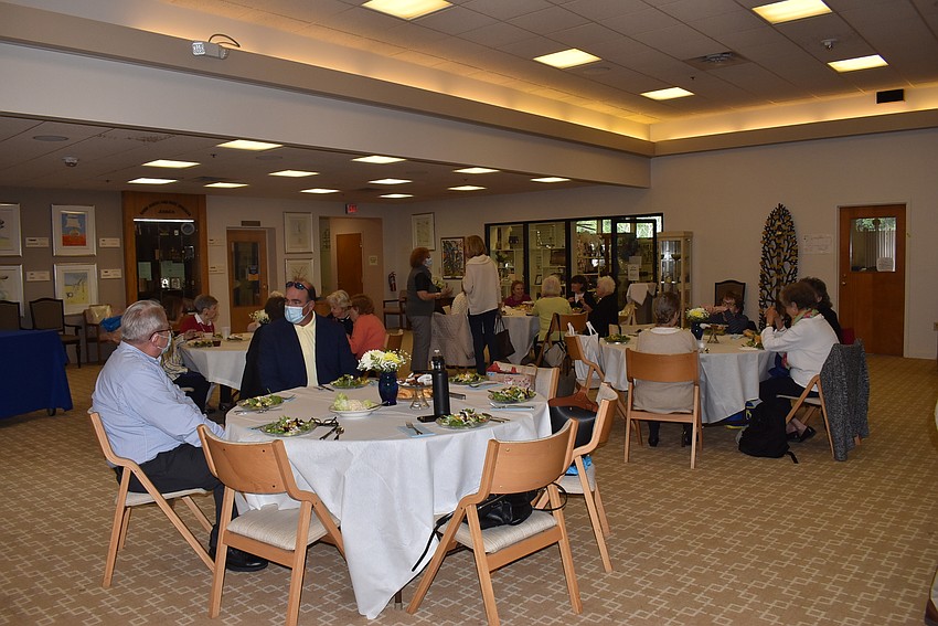 About 30 attendees came to the luncheon.
