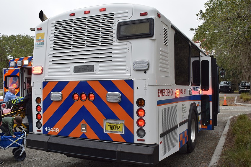 East Manatee Emergency Services brought one of its mobile units to the event