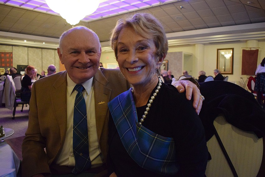 Lakewood Ranch's Mike and Martha Gaffney are thrilled to be back in person at the Burns Supper.