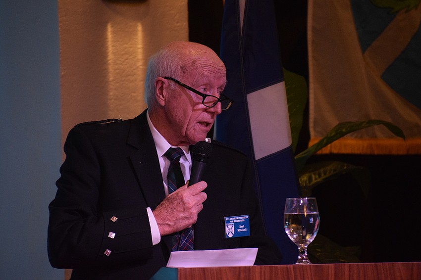 Sarasota's Bert Mitchell gives the 