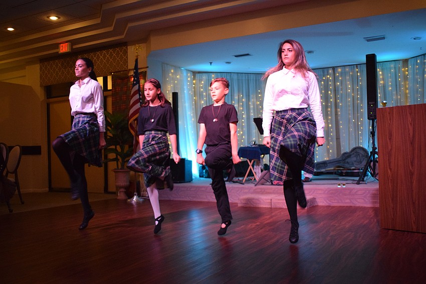 Sarasota's Stella Randazzo and her siblings Francesa Randazzo, Gianluca Randazzo and Felicita Randazzo dazzle the crowd with a Celtic dance.