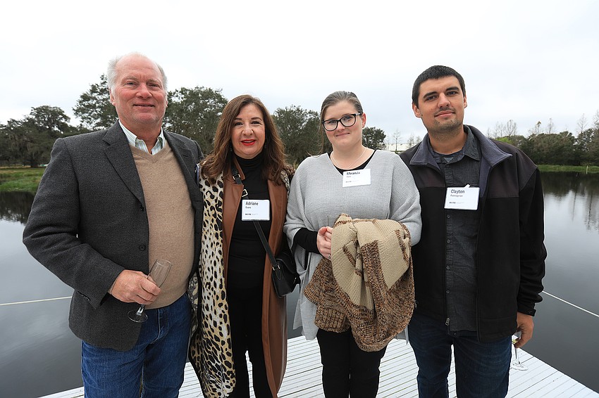 Kyle and Adriane Evans with Miranda Horr and Clayton Patmagrian