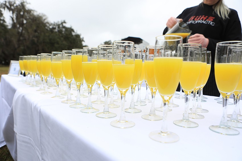 The lunch event was held at the Mote Aquaculture Research Park.