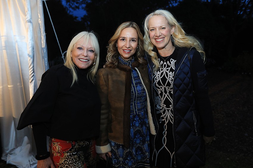 Elisabeth Waters, Meli Slazov and Ariane Dart