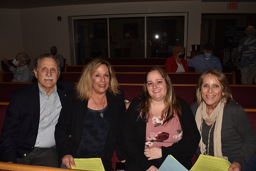 Attendees Al, Mary and Alexandra Di Nicola and Becky Culp