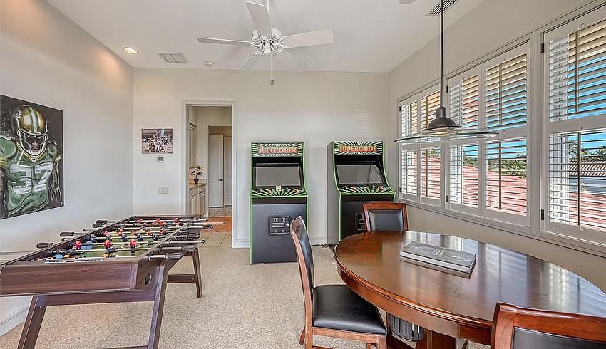 The property at 5800 Tidewood Ave.  was built in 2000, it has four bedrooms, three-and-two-half baths, a pool and 5,167 square feet of living area.