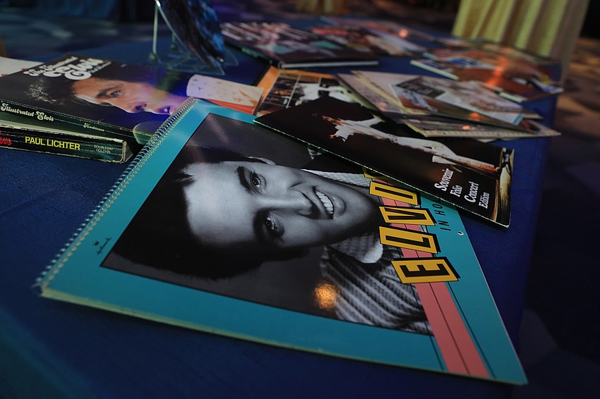 The gala has Elvis memorabilia up for auction.