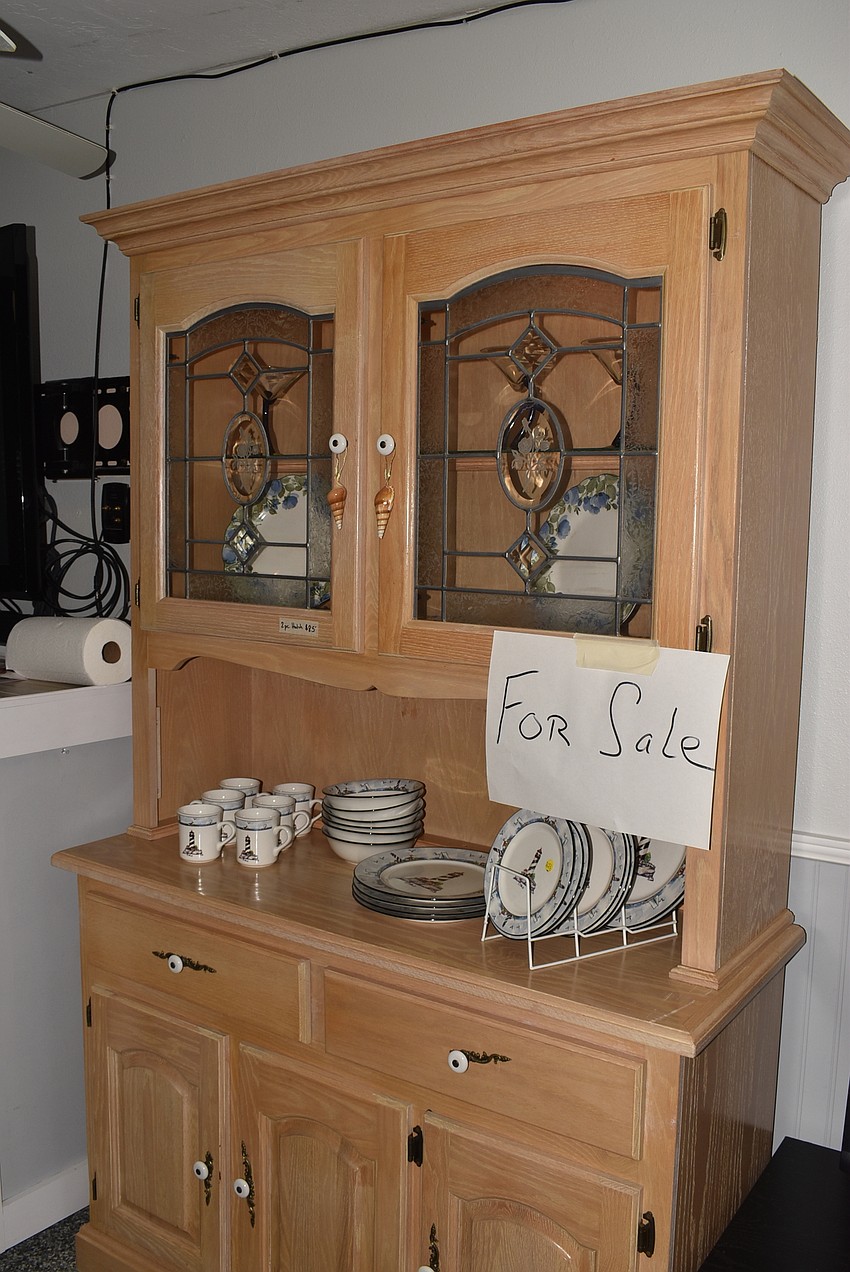 Several pieces of furniture sold during the community-only sale.