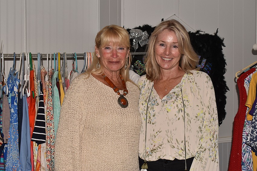 Phyllis George and Barbara Long