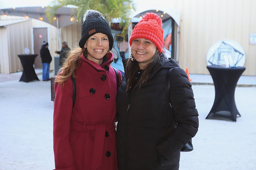 Lynn Bates and event chairwoman Jamie Jalwan