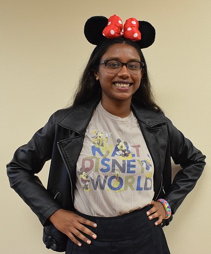 Khushi Talluru, a freshman at Lakewood Ranch High School, can&#39;t wait to learn from medical workshops and screenwriting workshops at Disney Dreamers Academy.