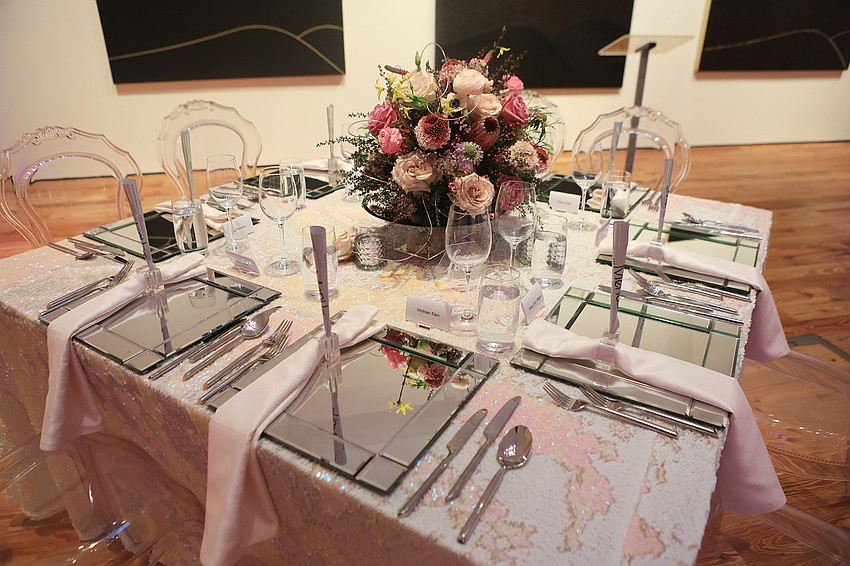 The night's dinner was held on the third floor.