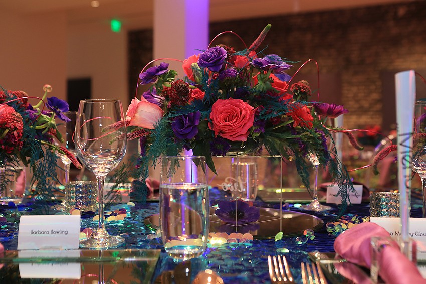 The night's dinner was held on the third floor.