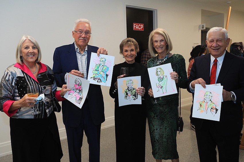 Paula Norwood, Allen McGee, Pat Anderson, Gail Goldrath and Larry Milas