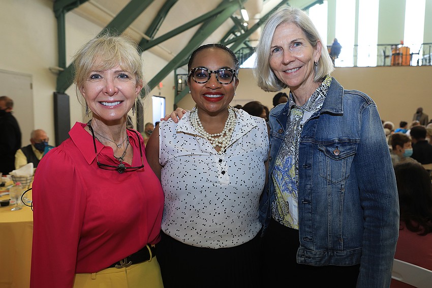 Charlie Anne Syprett, LaKisha Kinsey-Sallis and Susan Burns