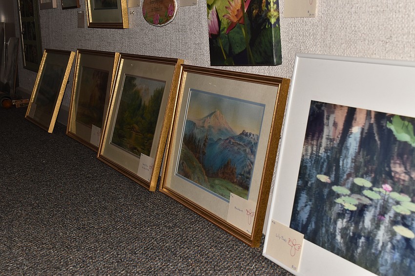 Frames were even lined up against the wall.