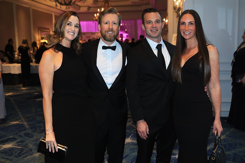 Kristen and Jeff Aubin with Chris and Amy Yager