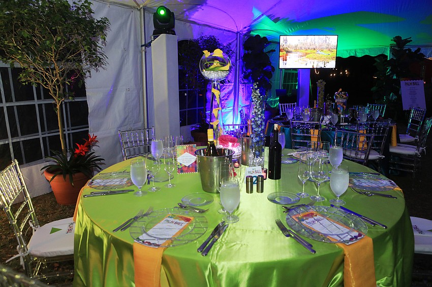 The night had a vibrant color scheme.